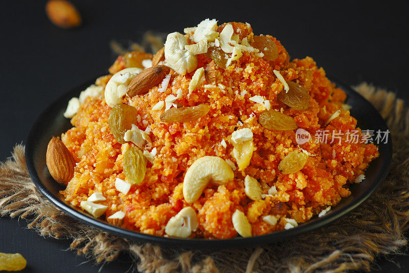 自制胡萝卜布丁/Gajar Halwa/印度甜点